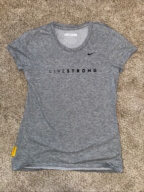 Nike LiveStrong Gray Heather Women's Performance Tee